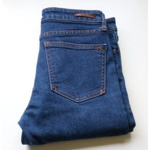 Pilcro & The Letterpress Mid Rise Skinny Jeans Dark Blue Size 26 - Picture 1 of 10